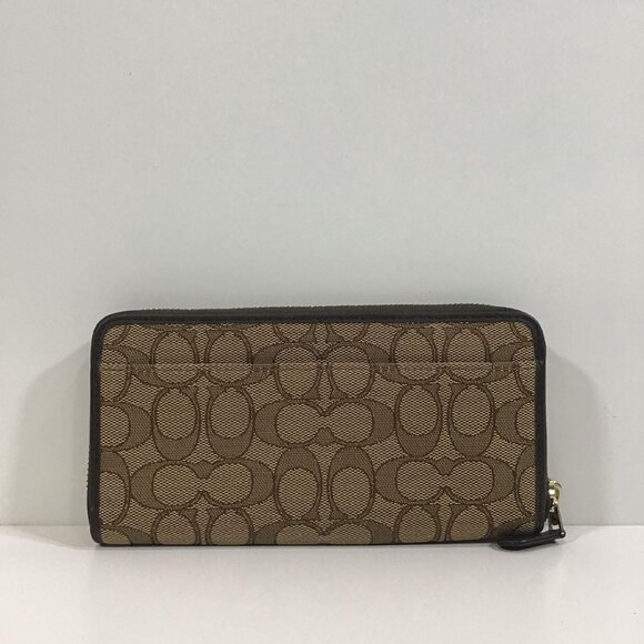 COACH 2 piece set Signature Zip Tote and Wallet - Picture 5 of 16